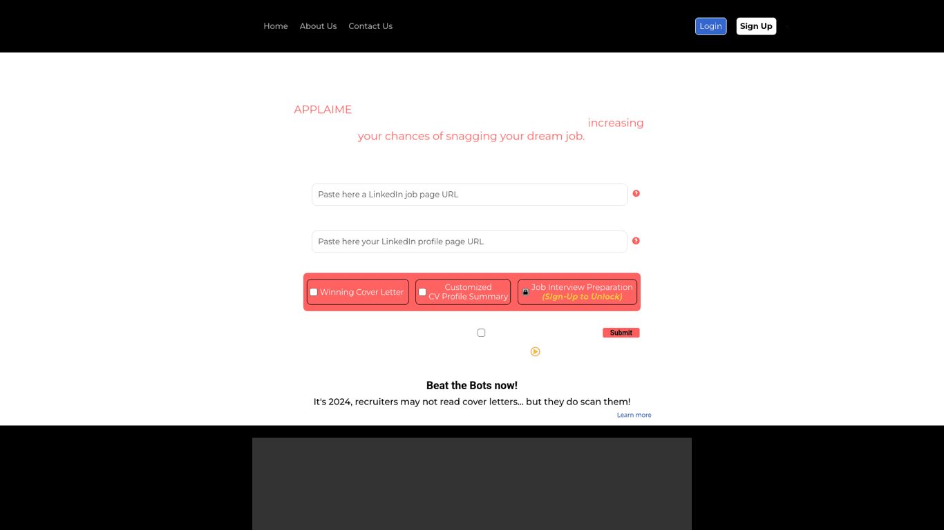 Applaime screenshot