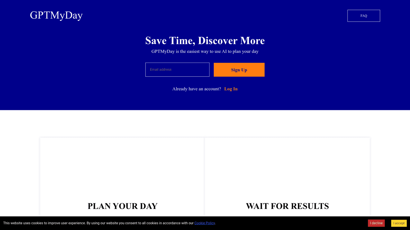 GPTMyDay screenshot