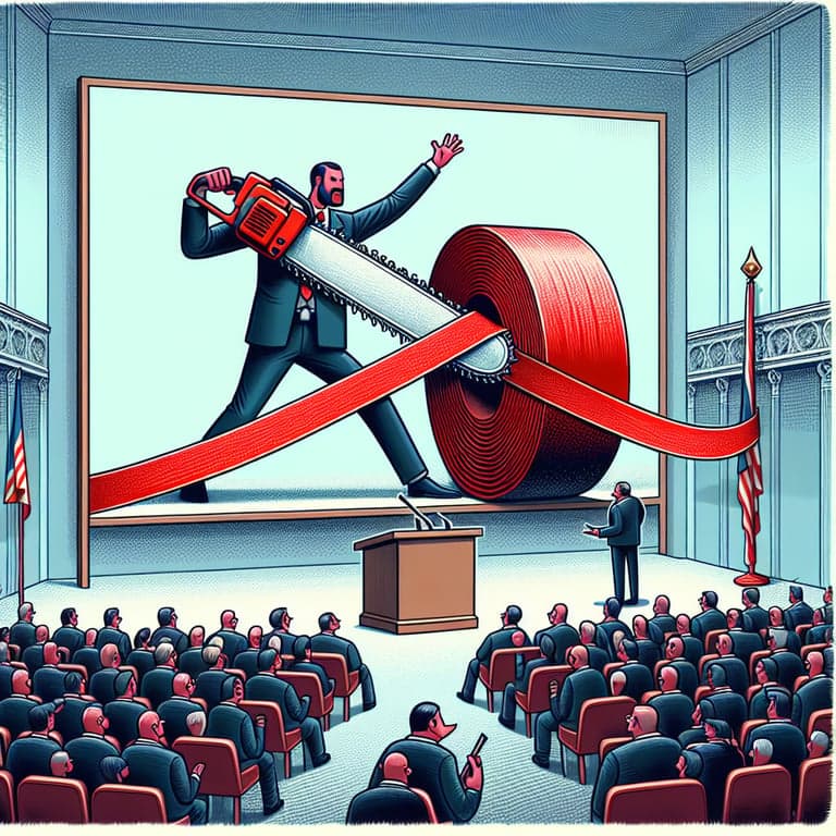 Elon Musk's Chainsaw Antics at CPAC: Cutting Bureaucracy or Cutting Corners?