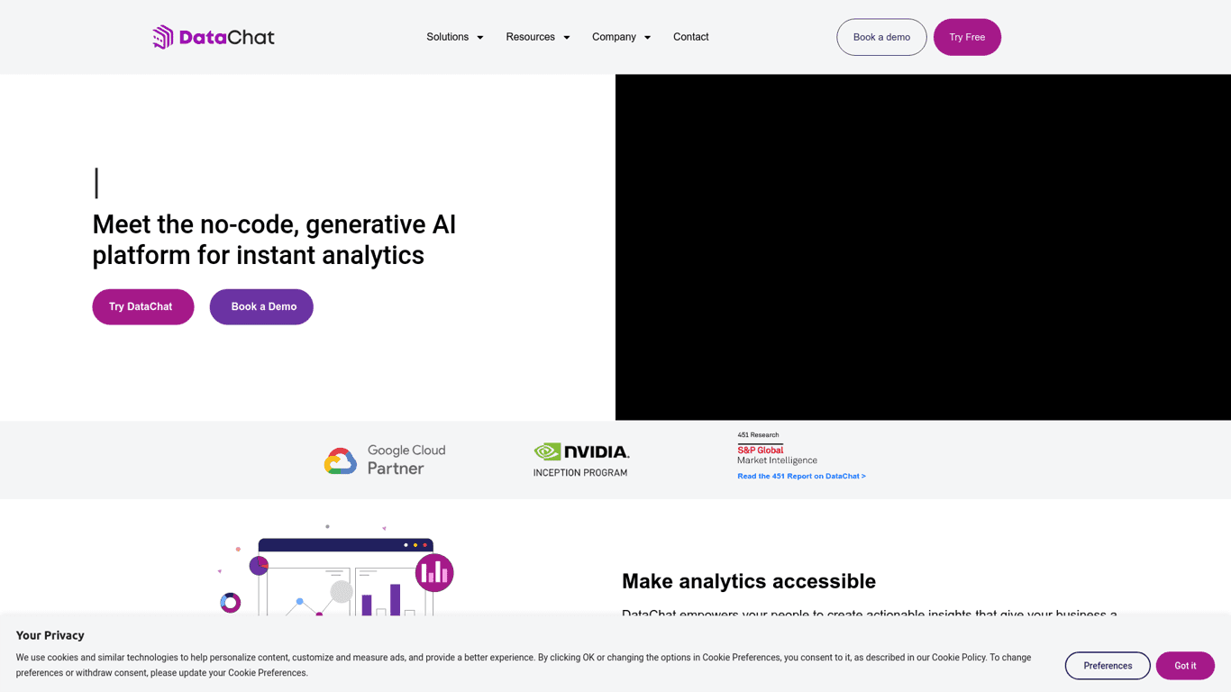 DataChat AI screenshot