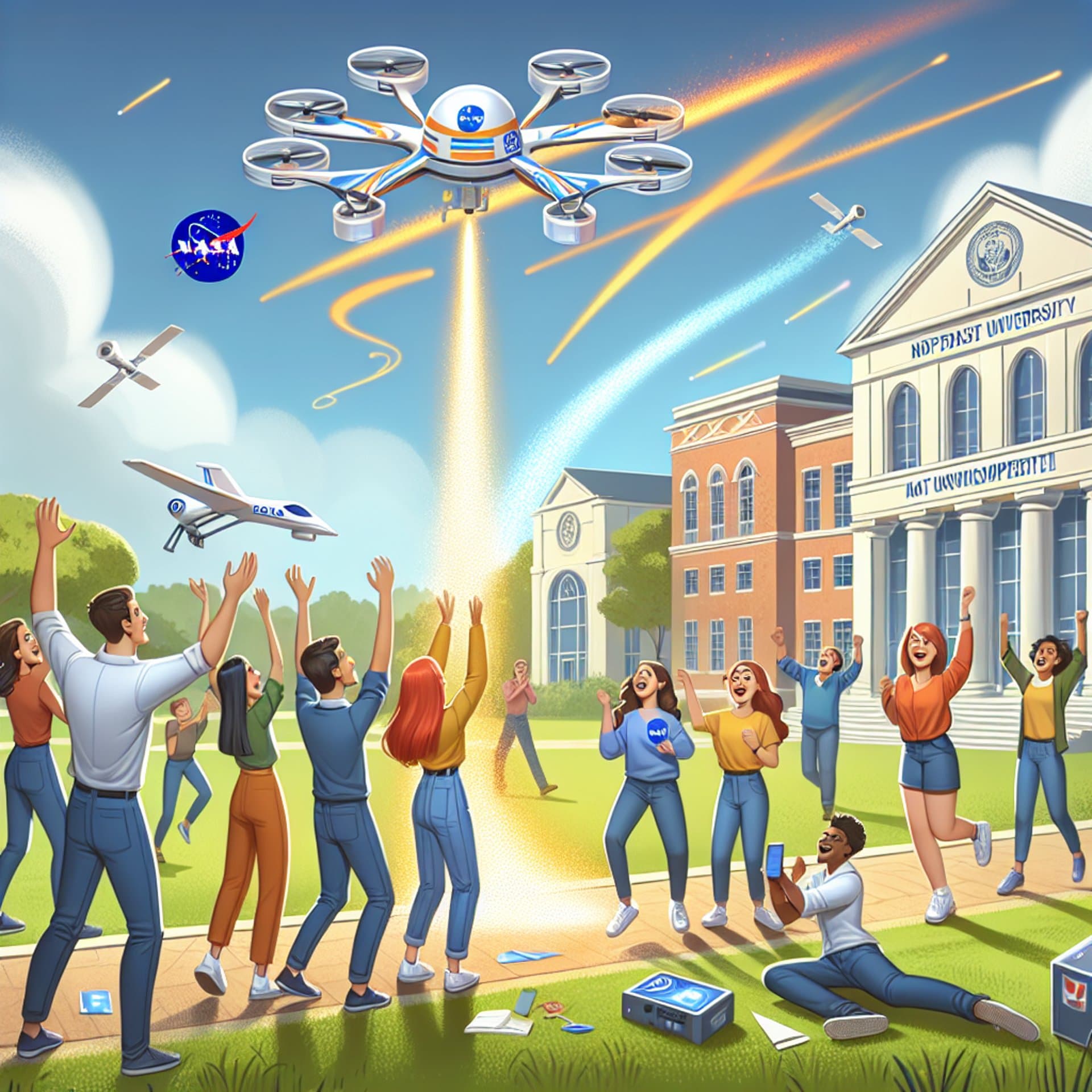 SDSU Students Skyrocket to Victory in NASA Competition with Cutting-Edge Drone Technology