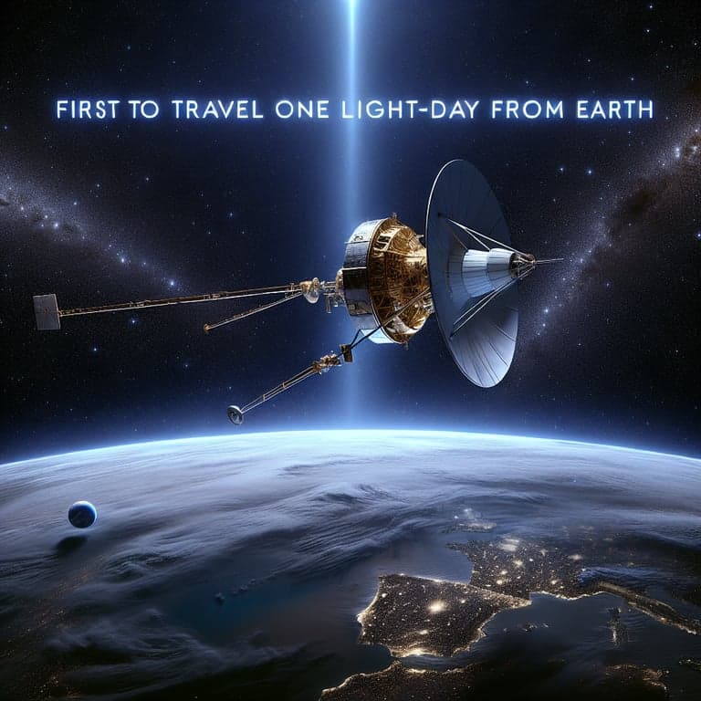 Voyager 1 Poised for Stellar Historical Milestone: First to Travel One Light-Day from Earth!