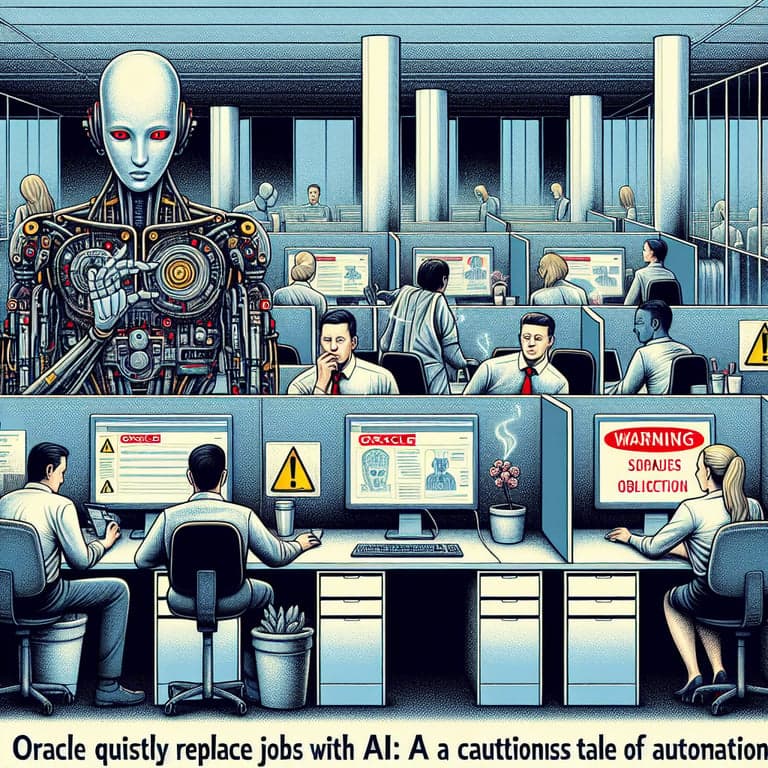 Oracle Quietly Replaces Jobs with AI: A Cautionary Tale of Automation