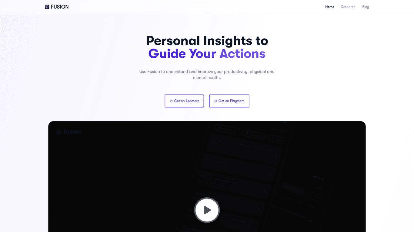 Fusion App screenshot