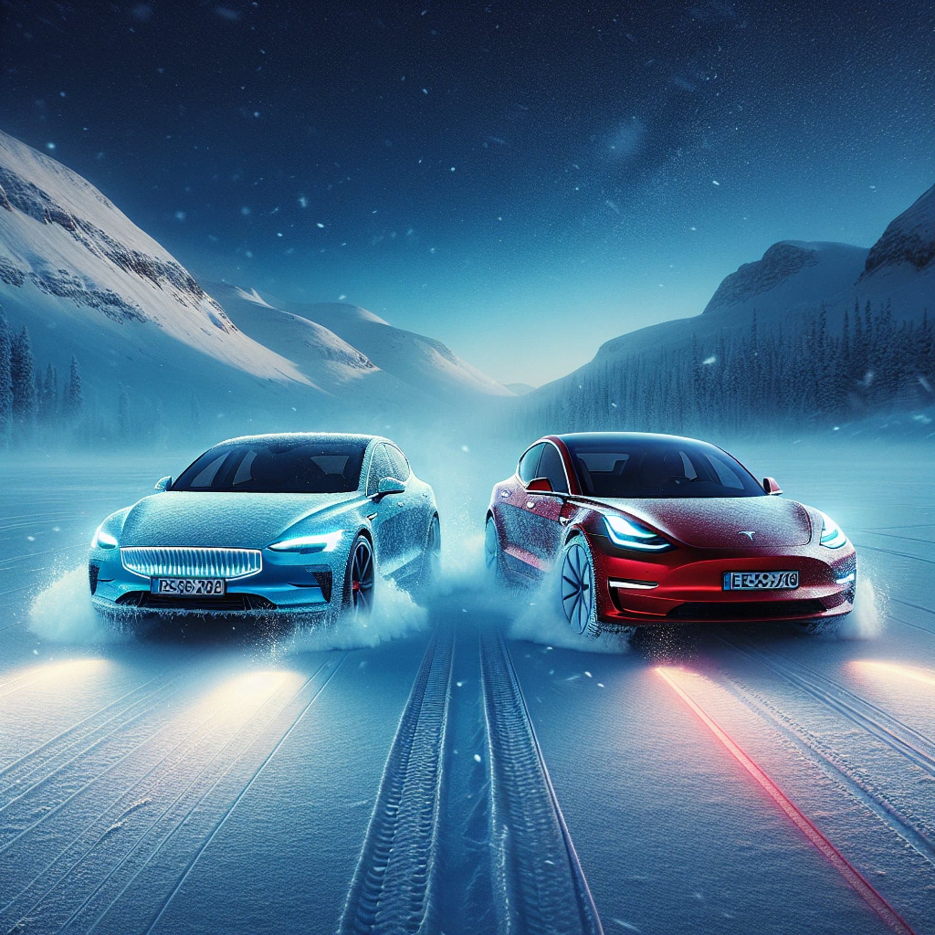 EV Showdown: Polestar 3 and Tesla Model 3 Draw Even in Winter Range Battle