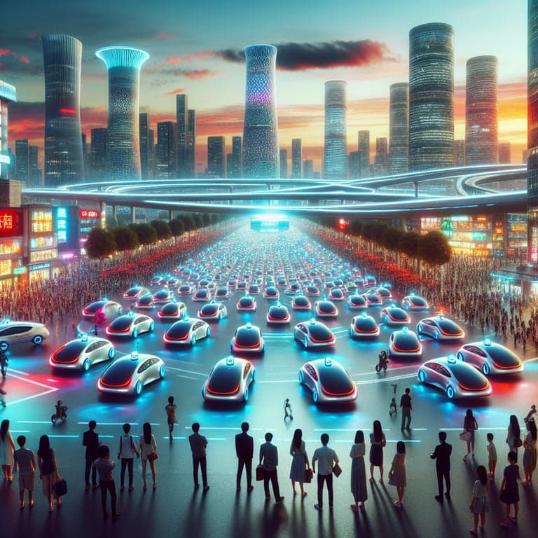 China's Robotaxi Ambition: 300,000 Driverless Taxis by 2030!