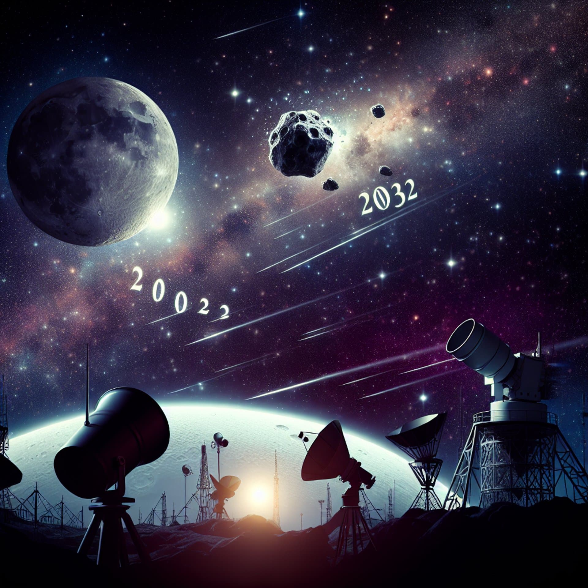 NASA Raises Alarm: Asteroid Might Hit the Moon in 2032!
