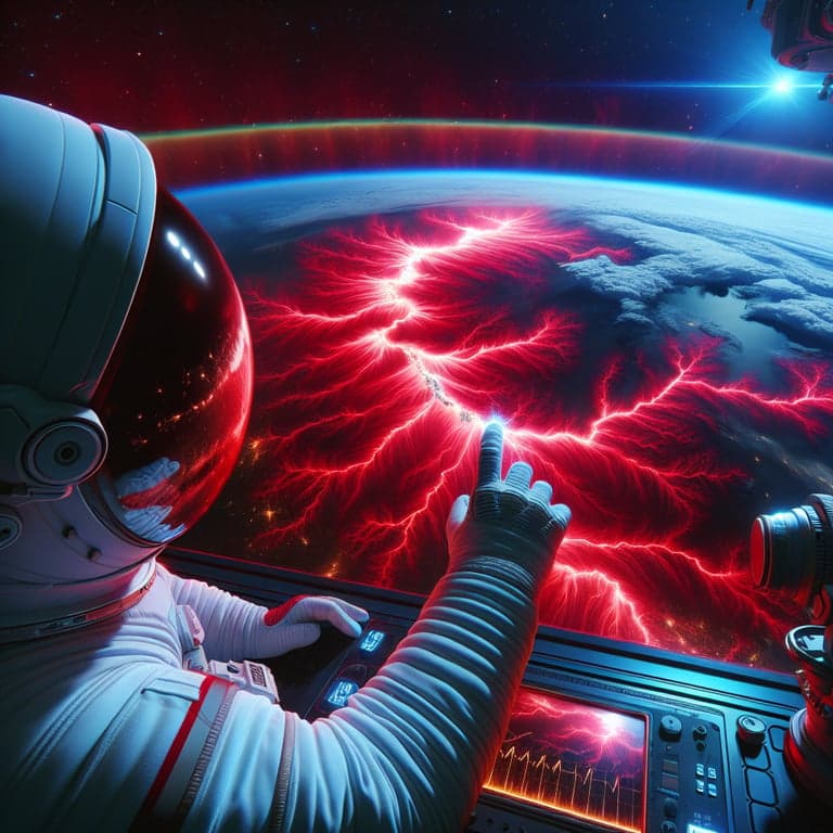 NASA Astronaut Captures Rare Sprite Lightning from Space!