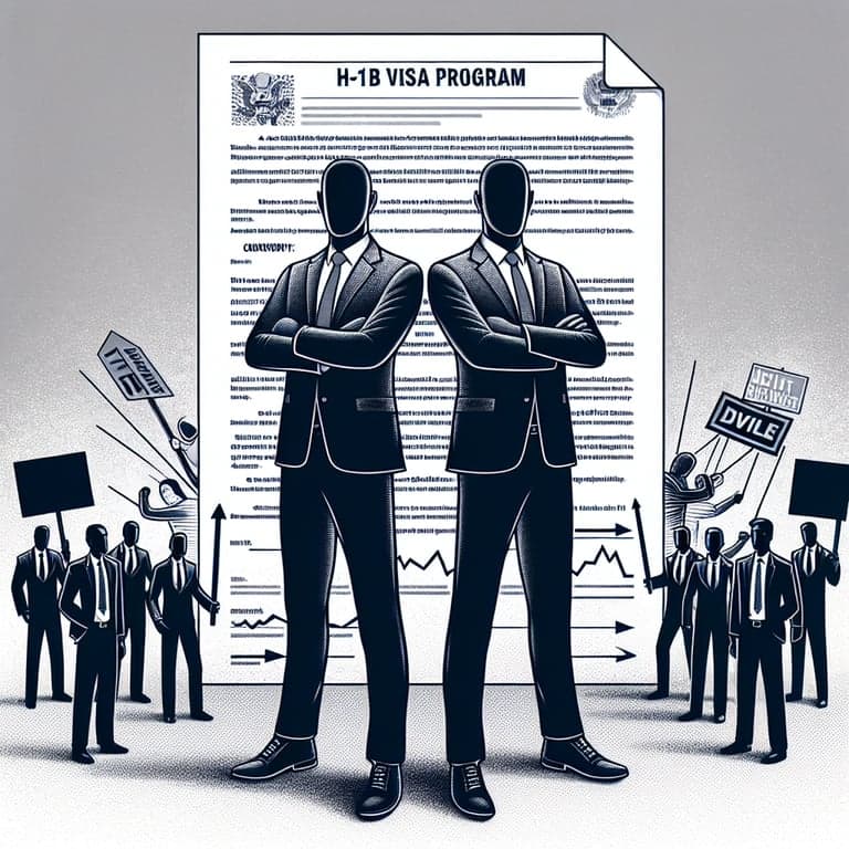 Elon Musk and Vivek Ramaswamy Join Forces to Defend the Controversial H-1B Visa Program!