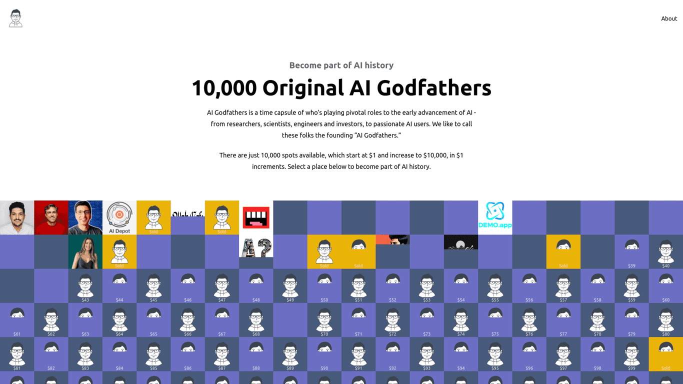 10,000 Original AI Godfathers screenshot