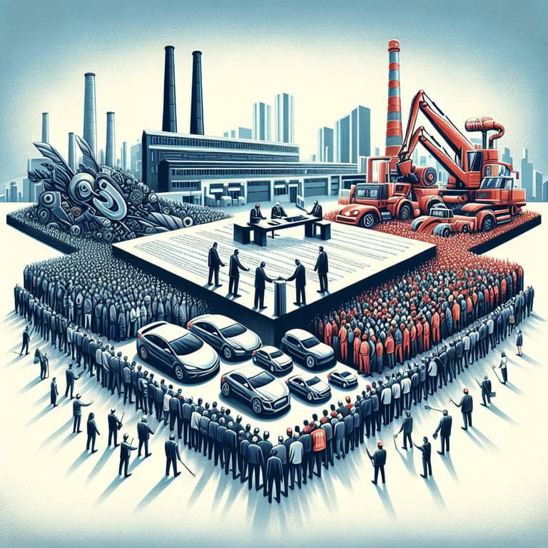 Rivian and UAW Strike Groundbreaking Neutrality Agreement Amid Looming Unionization