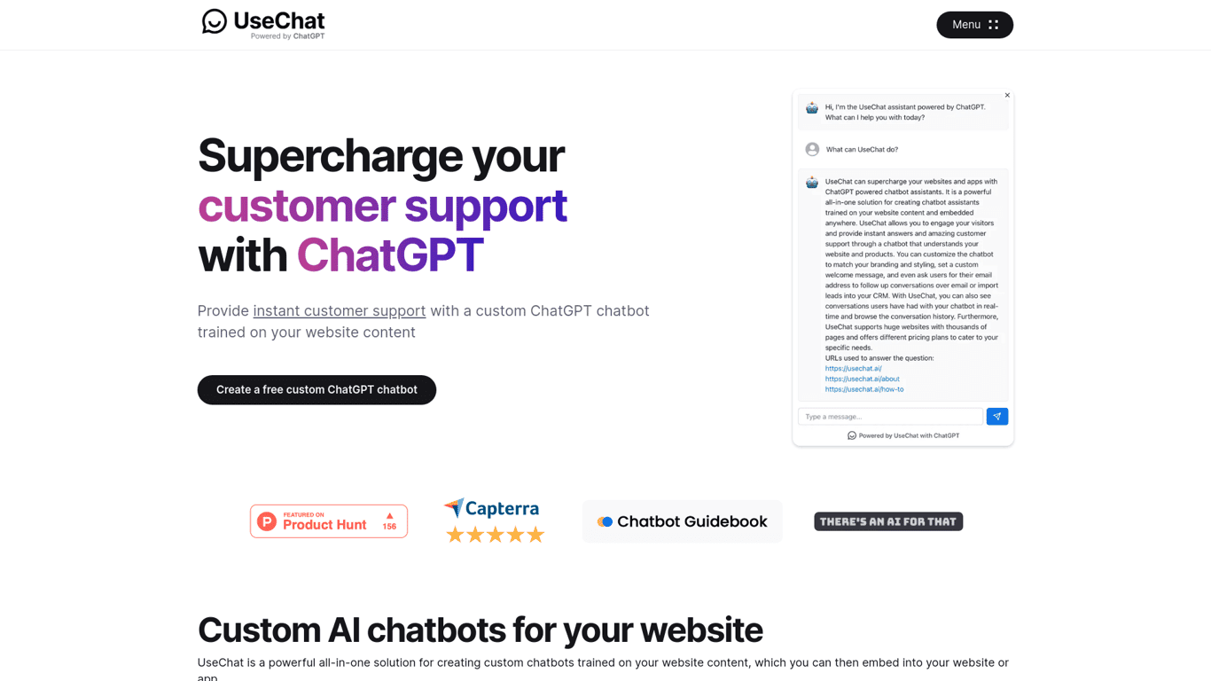 UseChat screenshot