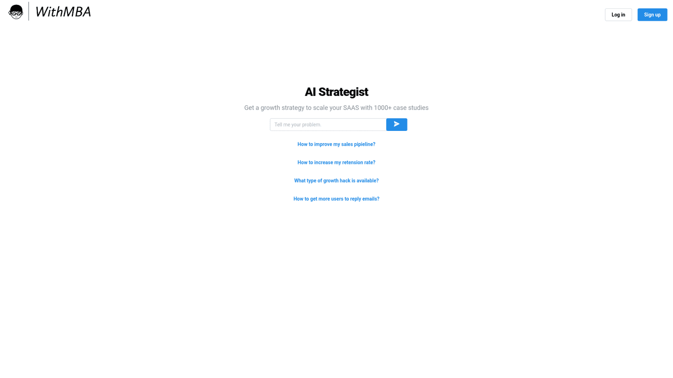 WithMBA screenshot