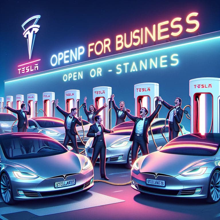 Stellantis EV Owners Rejoice: Tesla Supercharger Network Now Open for Business!
