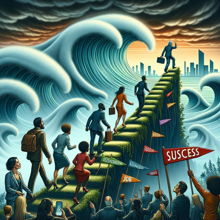 "Surviving the Layoff Tsunami: Lessons from Job Seekers' Resilience"