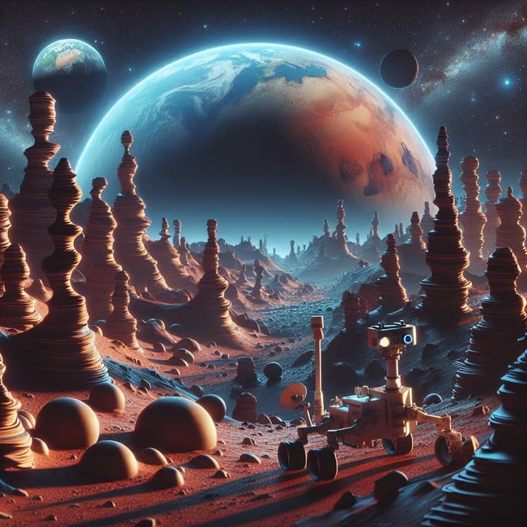 NASA's Mars Photo Sparks Buzz: Martian Trees or Just Rocks?