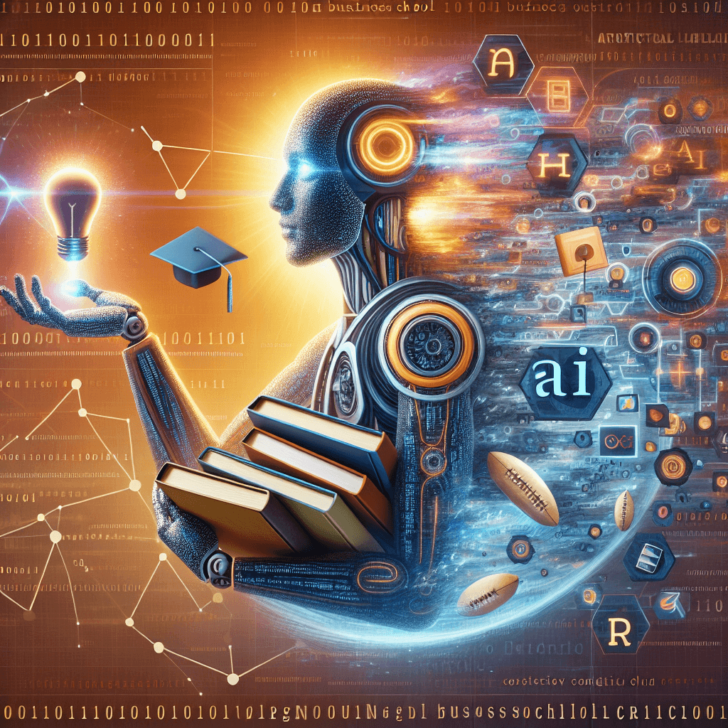 Banner for AI Revolutionizes Business School Curricula: The Future is Now!