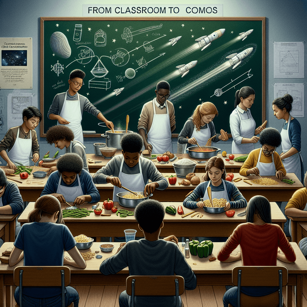 From Classroom to Cosmos: High Schoolers Serve Up Jamaican Rasta Pasta for NASA