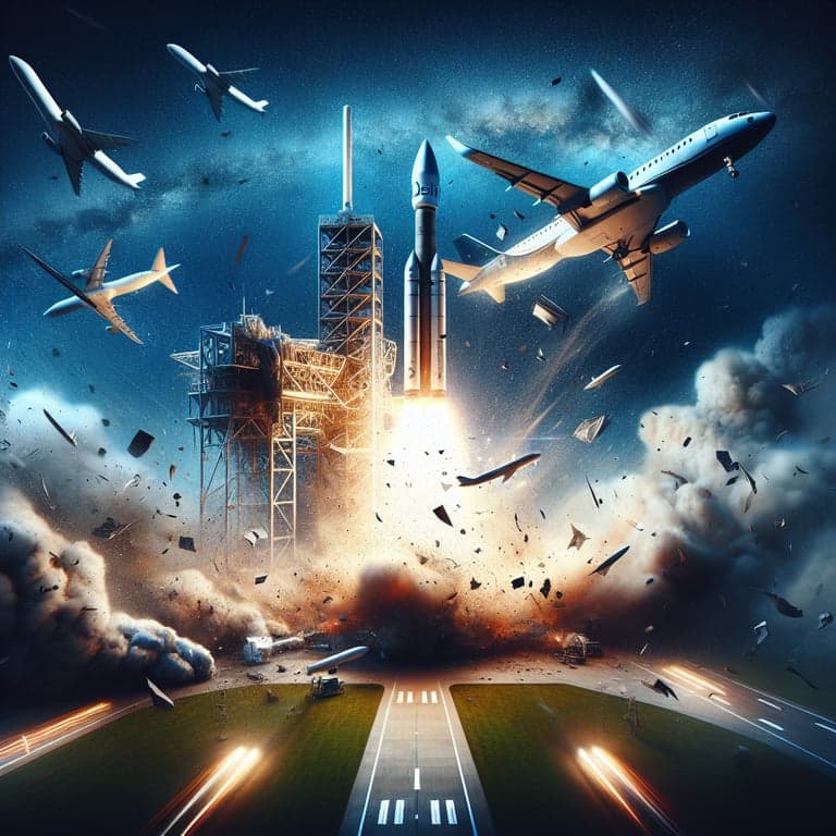 Elon Musk's SpaceX Launch Ends in Debris Drama: Airliners Dodge Danger