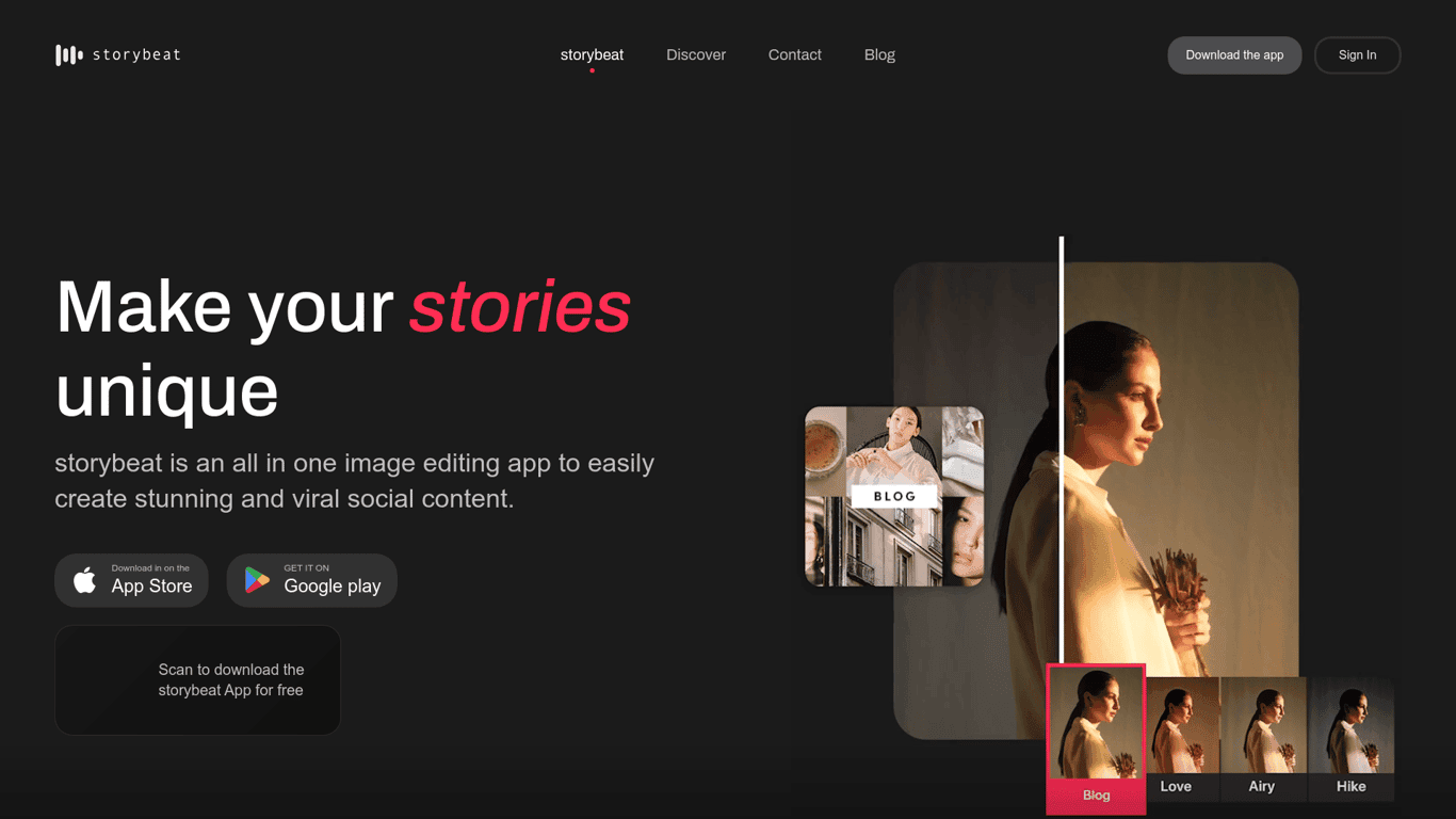 Storybeat screenshot