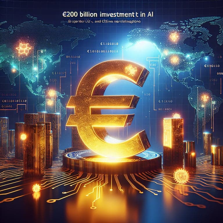 EU's Bold Move: €200 Billion Investment in AI to Challenge US and China!