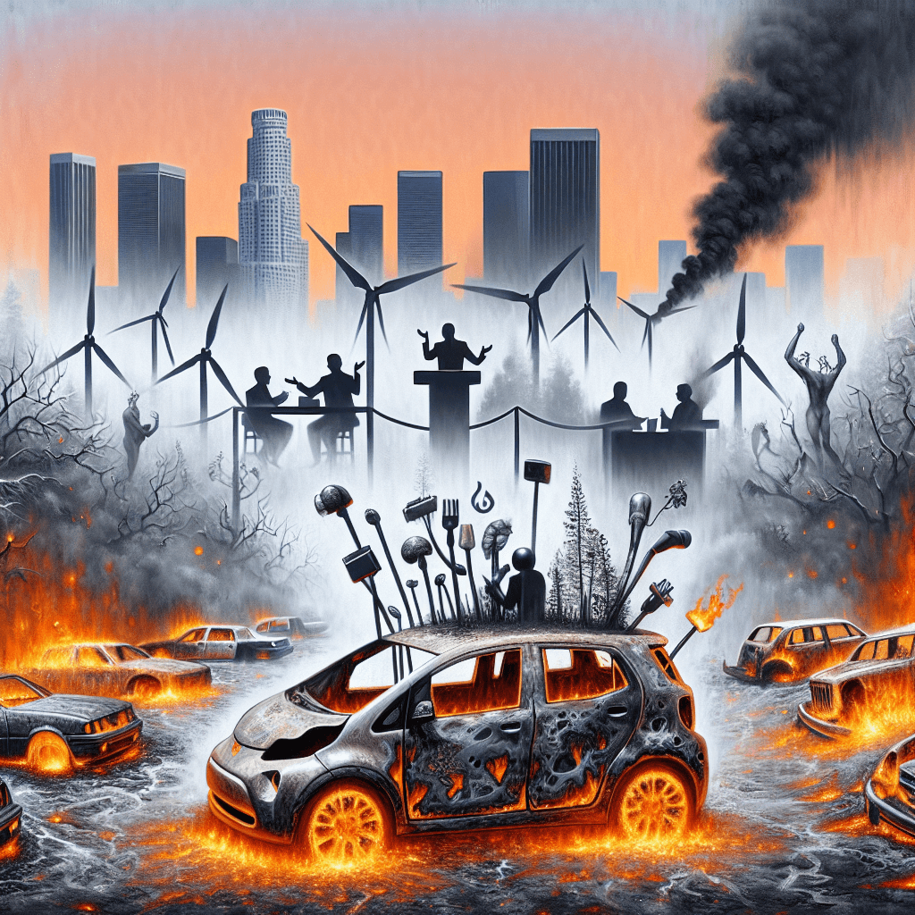Tesla's Toxic Trials: How Burning EVs Are Igniting Controversy in LA's Wildfire Recovery