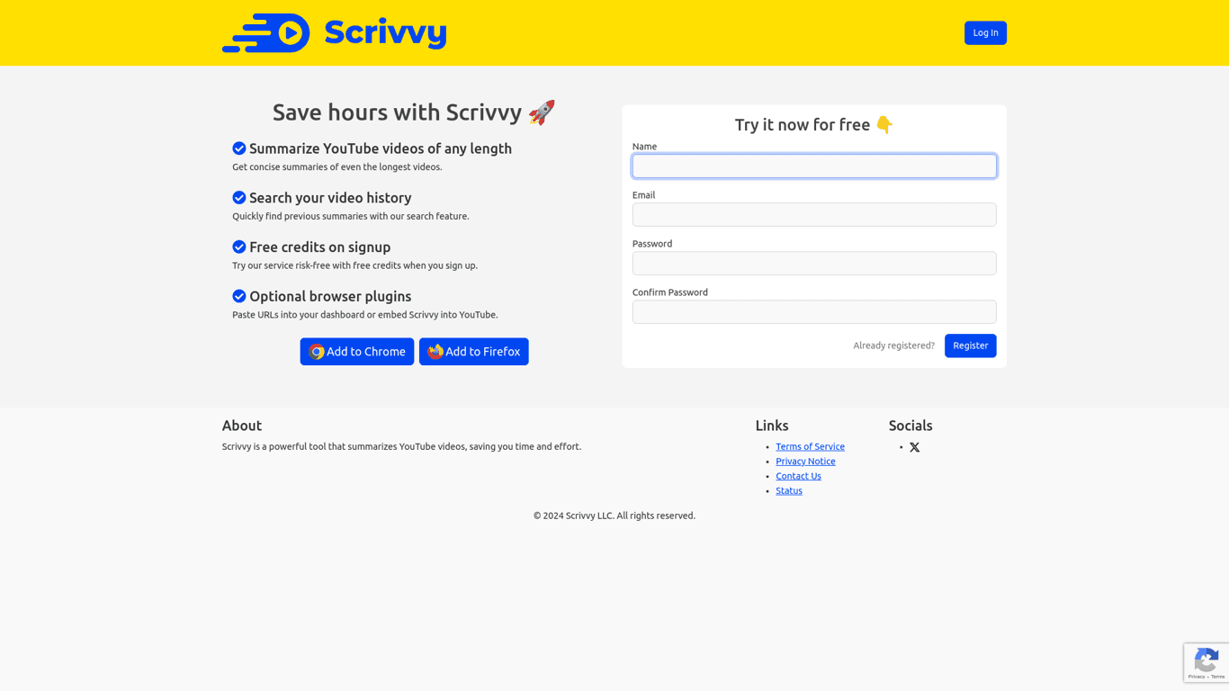 Scrivvy screenshot
