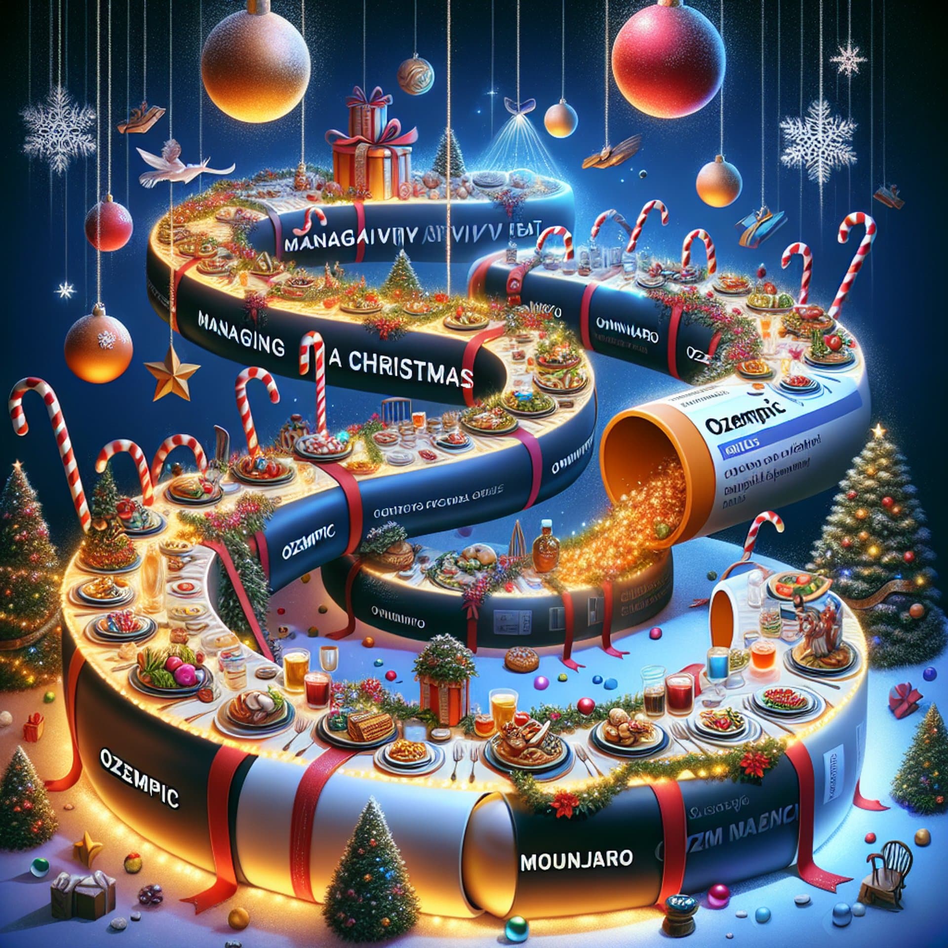 Navigating Christmas Dinner on Ozempic and Mounjaro: A Festive Survival Guide!