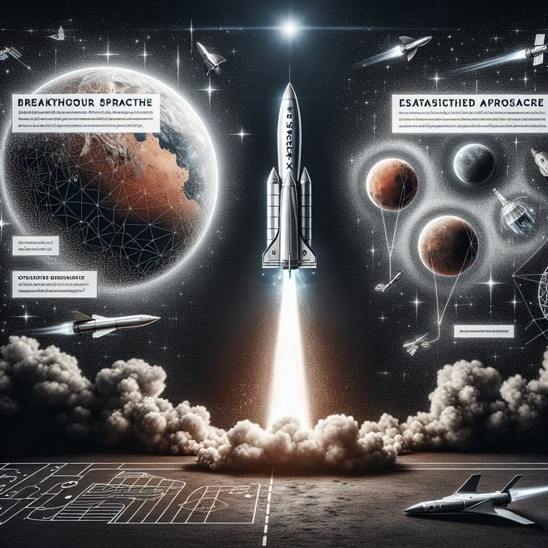 Elon Musk's SpaceX: Aiming for Mars and Challenging Aerospace Giants