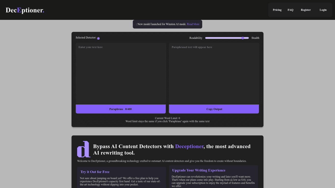 DecEptioner screenshot