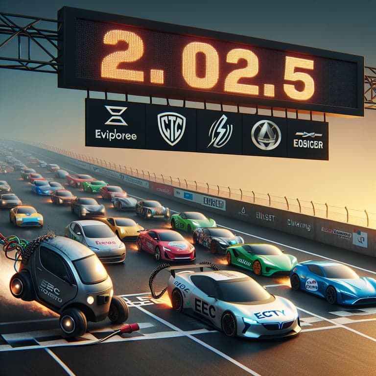 Tesla Hit Hard as EV Sales Slump Into 2025: Rivals Gain Momentum