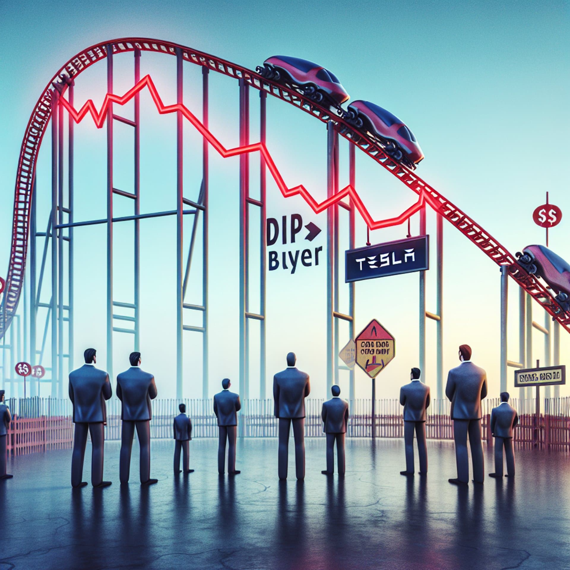 Tesla Stock Takes a Tumble: Will the Dip Buyers Sink?