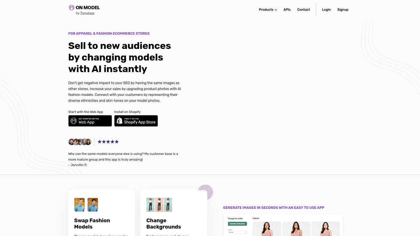 OnModel.ai screenshot