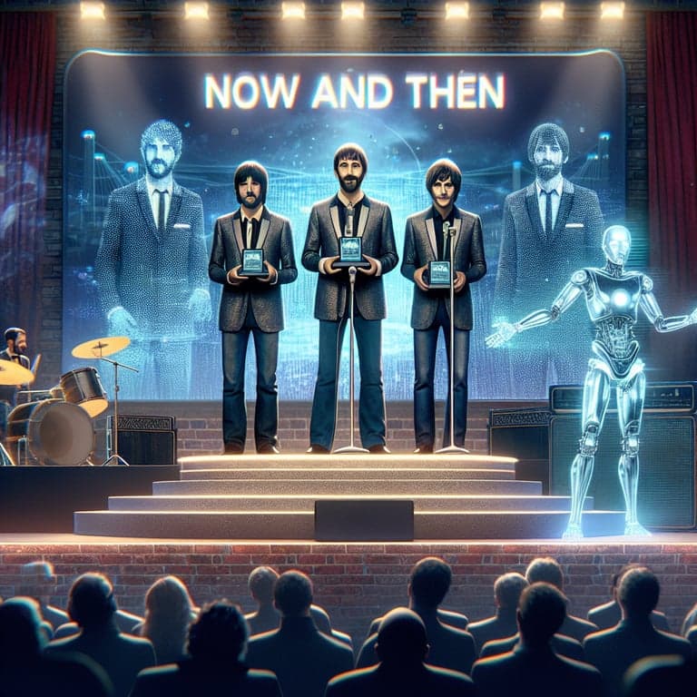 The Beatles Make Grammy History with AI-Enhanced 'Now and Then'!