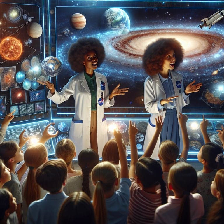 NASA Scientists Inspire Future Generations at Earth and Space Science Lab