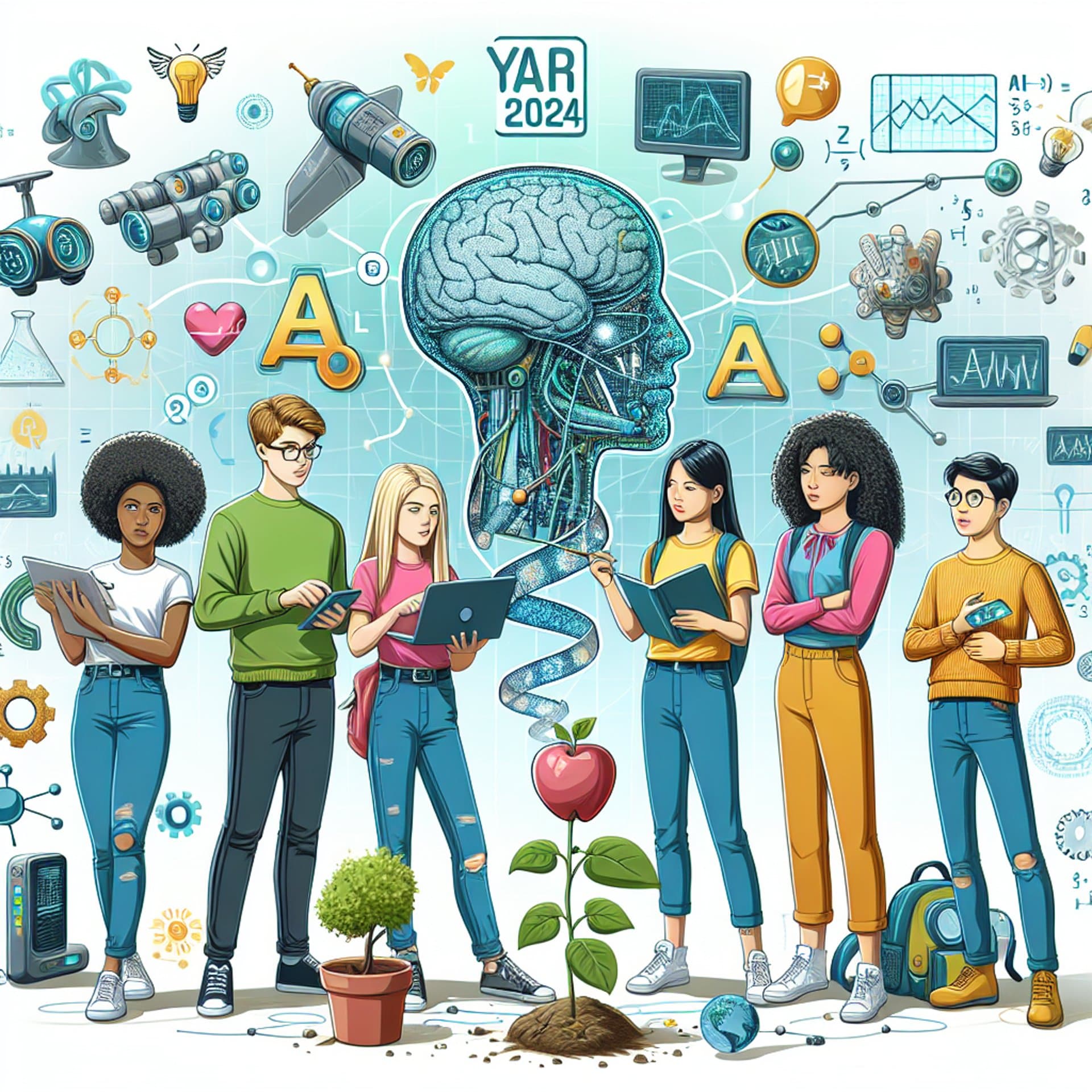 Young Innovators Use AI to Tackle Real-World Challenges in Regeneron STS 2024