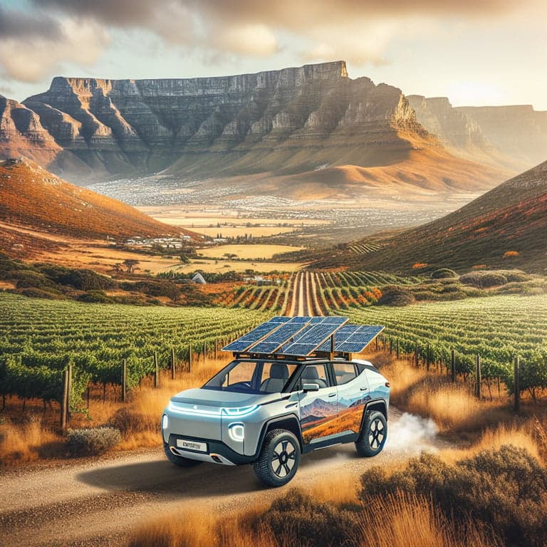 Sustainable Adventure: Solar-Powered Tesla Model X Tours South Africa!