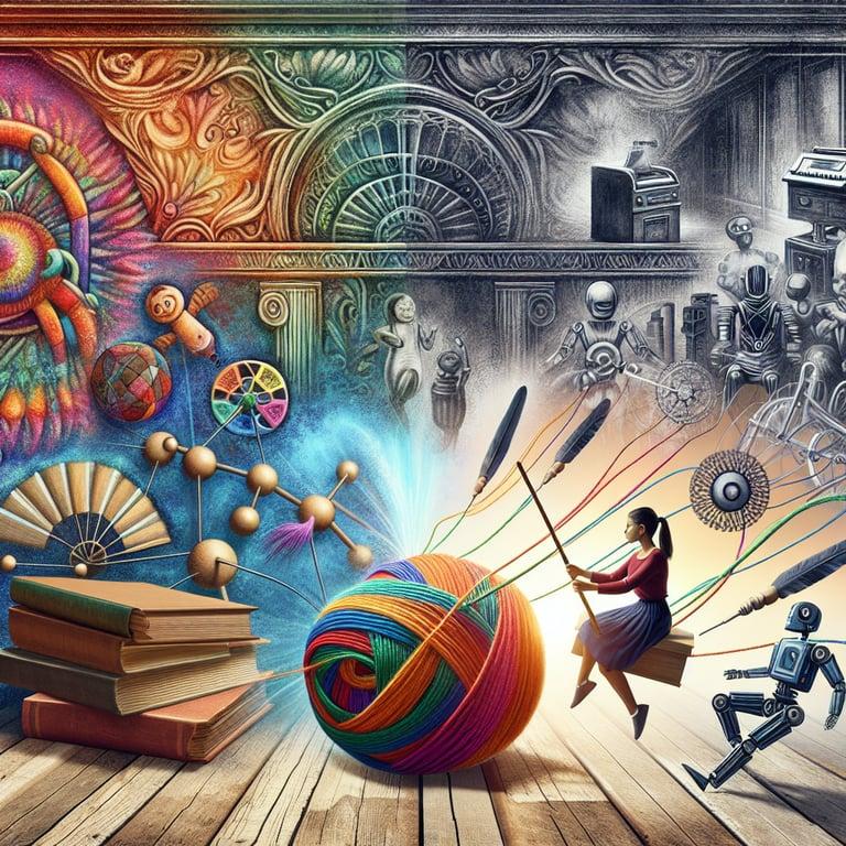 Banner for Yarn Spinner Defends the Art of Storytelling: No AI Allowed