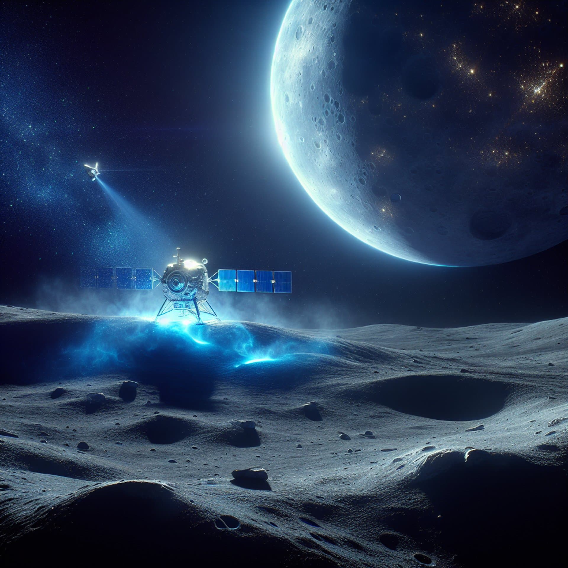 Firefly Aerospace's Blue Ghost Triumphantly Touches Lunar Surface