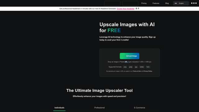 Thumbnail image for AI Image Upscaler